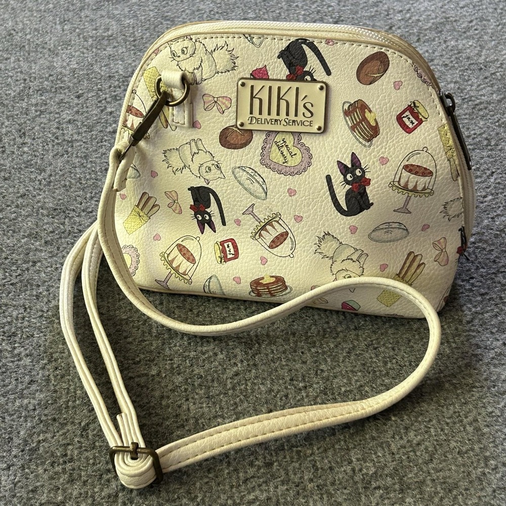 Loungefly Crossbody Bag Womens Small Cream Kiki's Delivery Service Jiji Cat